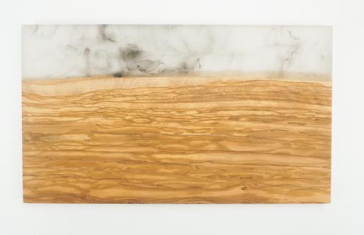 Jeanne Fitz Jeanne Fitz Olive Wood + Resin Serving Board, Grey 2 Jeanne Fitz Jeanne Fitz Olive Wood + Resin Serving Board, Grey 2