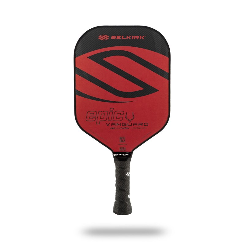 Selkirk Vanguard Hybrid Epic Lightweight Crimson Black Pickleball Paddle 2 Selkirk Vanguard Hybrid Epic Lightweight Crimson Black Pickleball Paddle 2