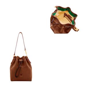 Dooney & Bourke Chestnut Florentine Hattie Drawstring 2 Dooney & Bourke Chestnut Florentine Hattie Drawstring 2