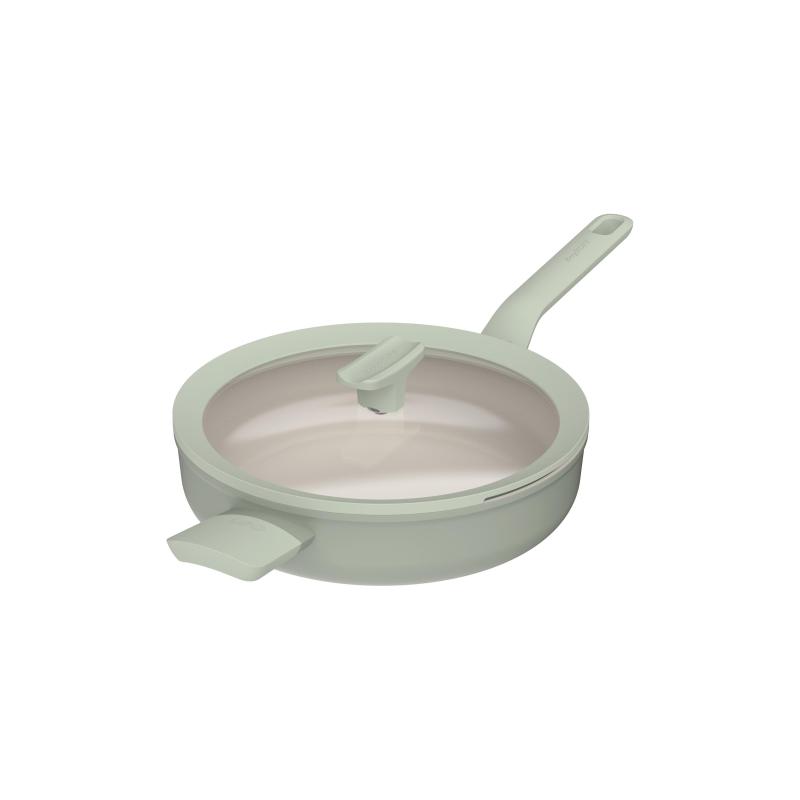 BergHoff Leo Balance Ns Ceramic 3Qt Covered Sauté Pan, 10.5" Recycled Aluminum, Sage 2 BergHoff Leo Balance Ns Ceramic 3Qt Covered Sauté Pan, 10.5" Recycled Aluminum, Sage 2