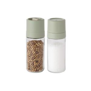 BergHoff Leo Balance Glass 2Pc Cov Grinder And Shaker Set, Recycled 2 BergHoff Leo Balance Glass 2Pc Cov Grinder And Shaker Set, Recycled 2