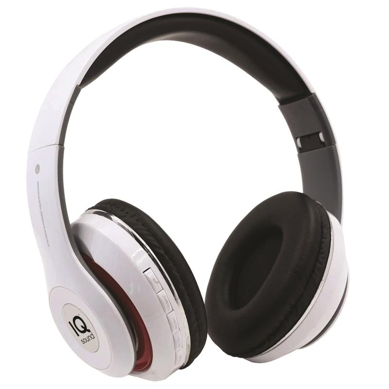 Supersonic® Bluetooth® Wireless Stereo Headphones w/Mic (White) 1 Supersonic® Bluetooth® Wireless Stereo Headphones w/Mic (White) 1