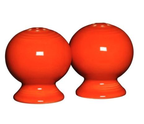 Fiesta Poppy Salt & Pepper Set 2 Fiesta Poppy Salt & Pepper Set 2