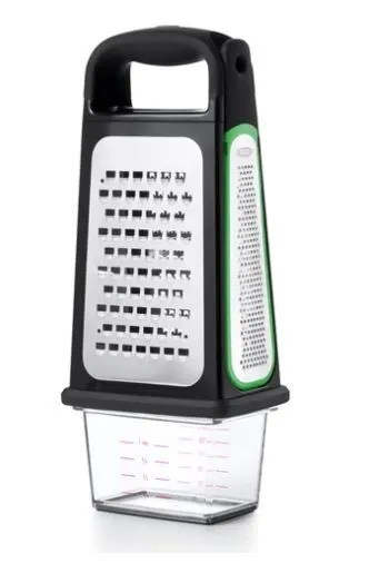 OXO Good Grips Etched Box Grater w/ Removable Zester 2 OXO Good Grips Etched Box Grater w/ Removable Zester 2