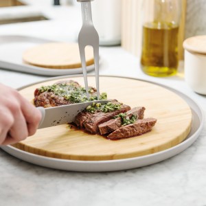 BergHoff Leo Bamboo Cutting Board W/ Plate 2 BergHoff Leo Bamboo Cutting Board W/ Plate 2