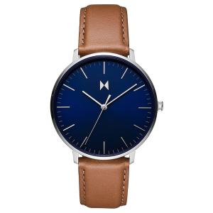 MVMT Mens Legacy Slim Brown Leather Strap Watch Manta Blue Dial 2 MVMT Mens Legacy Slim Brown Leather Strap Watch Manta Blue Dial 2
