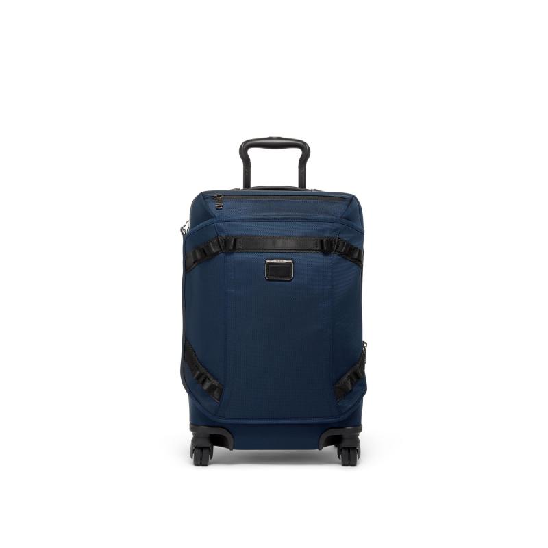 Tumi Alpha Bravo International Front Lid Expandable 4 Wheeled Carry On Luggage - Navy 2 Tumi Alpha Bravo International Front Lid Expandable 4 Wheeled Carry On Luggage - Navy 2