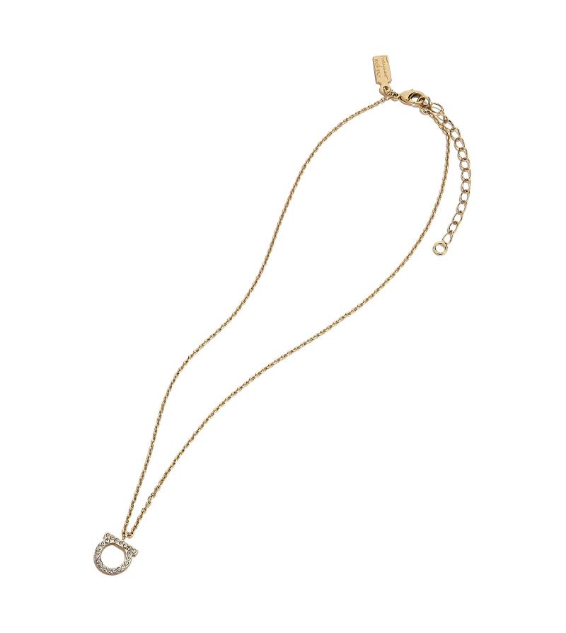 Salvatore Ferragamo Gancini Crystal Necklace 2 Salvatore Ferragamo Gancini Crystal Necklace 2