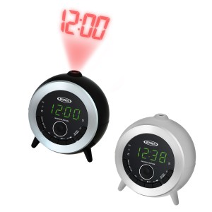 JensenĀ® Dual Alarm Projection Clock Radio - Silver 1 JensenĀ® Dual Alarm Projection Clock Radio - Silver 1