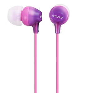 Sony Violet Purple EX Series Fashion Color Ear Buds 1 Sony Violet Purple EX Series Fashion Color Ear Buds 1