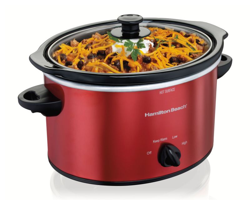 Hamilton Beach® Red 3 Qt. Slow Cooker 2 Hamilton Beach® Red 3 Qt. Slow Cooker 2