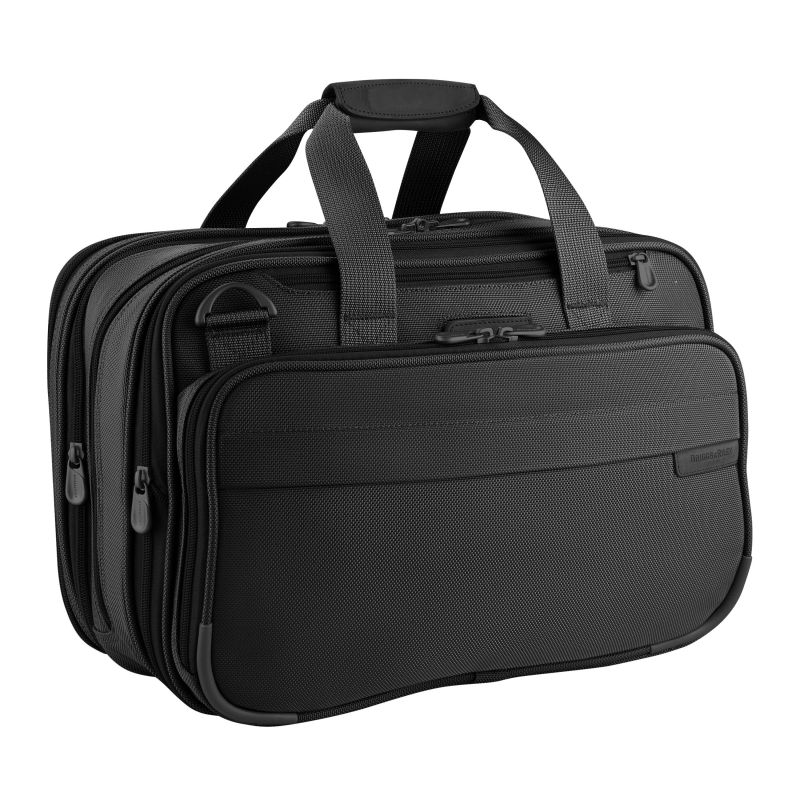 Briggs & Riley™ Baseline Black Expandable Cabin Bag 2 Briggs & Riley™ Baseline Black Expandable Cabin Bag 2