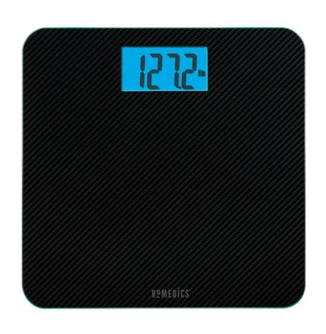Homedics Carbon Fiber Glass Digital Bathroom Scale Black 1 Homedics Carbon Fiber Glass Digital Bathroom Scale Black 1