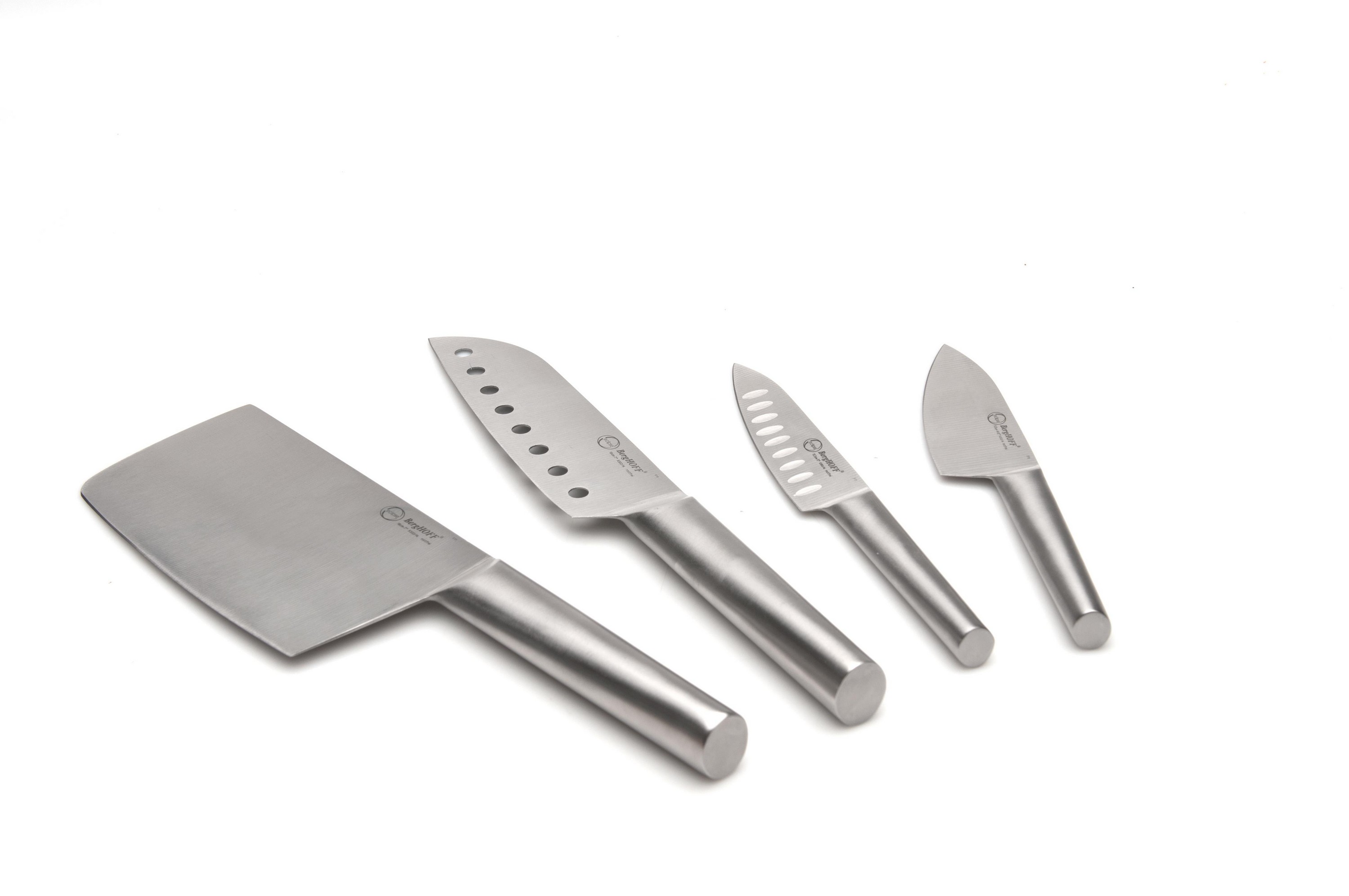 BergHoff Straight Santoku Knife Set Hollow 4Pc 2 BergHoff Straight Santoku Knife Set Hollow 4Pc 2