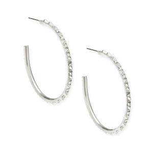 Kendra Scott Veronica Hoop Earrings - Silver 2 Kendra Scott Veronica Hoop Earrings - Silver 2