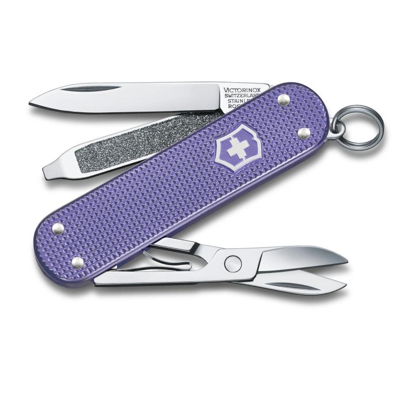 Victorinox Swiss Army Corporate Gifts Knife Classic Sd Alox Classic Color - Electric Lavender Purple 2 Victorinox Swiss Army Corporate Gifts Knife Classic Sd Alox Classic Color - Electric Lavender Purple 2