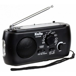 Kaito KA332 Portable Hand Crank Solar AM/FM NOAA Weather Radio 1 Kaito KA332 Portable Hand Crank Solar AM/FM NOAA Weather Radio 1