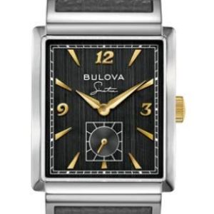 Citizen® Bulova Frank Sinatra Men%27s Quartz Gray Leather Strap Watch w/Black Dial 2 Citizen® Bulova Frank Sinatra Men%27s Quartz Gray Leather Strap Watch w/Black Dial 2