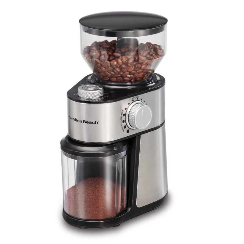 Hamilton Beach Burr Coffee Grinder, 18 Grind Settings, Grinds Enough To Brew 2-14 Cups Of Coffee, Du 2 Hamilton Beach Burr Coffee Grinder, 18 Grind Settings, Grinds Enough To Brew 2-14 Cups Of Coffee, Du 2