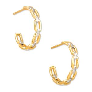 Kendra Scott Wren Hoop Earrings In Mixed Metal 2 Kendra Scott Wren Hoop Earrings In Mixed Metal 2