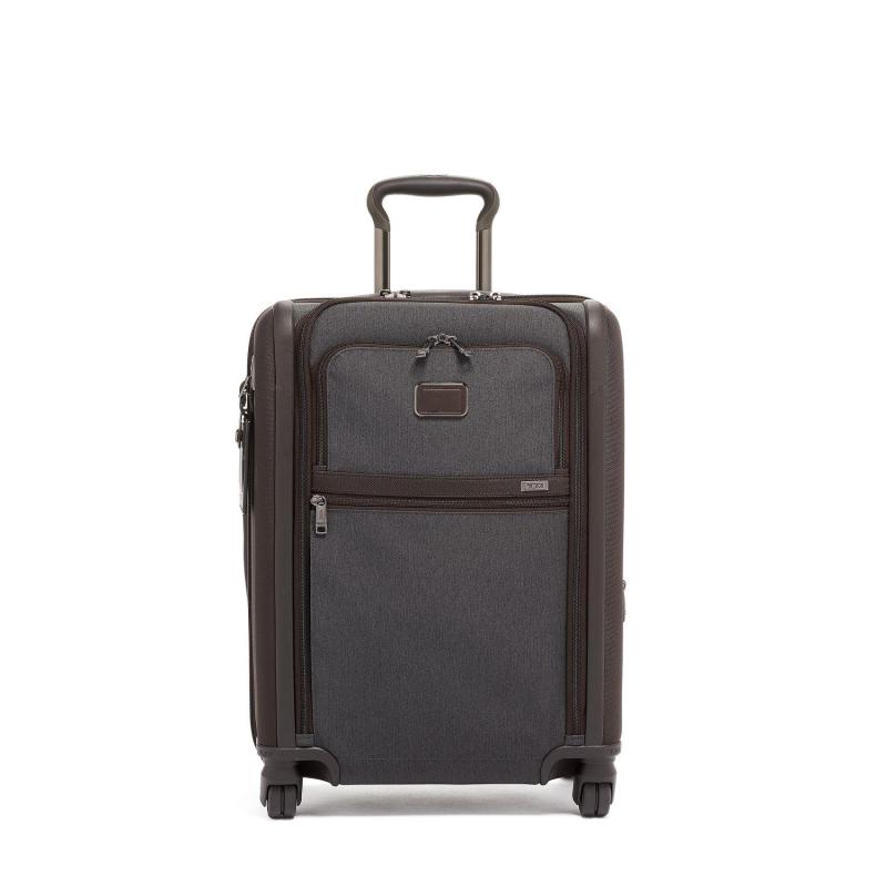 Tumi Alpha Continental Dual Access 4 Wheeled Carry-On Luggage - Anthracite 2 Tumi Alpha Continental Dual Access 4 Wheeled Carry-On Luggage - Anthracite 2