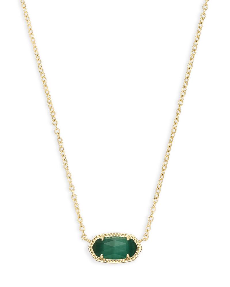 Kendra Scott Elisa Emerald Short Pendant Necklace 2 Kendra Scott Elisa Emerald Short Pendant Necklace 2