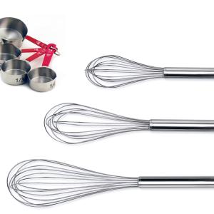 BergHoff 18/10 Ss 7Pc Bake Set: 3Pc Whisk Set & 4Pc Measuring Cup Set 2 BergHoff 18/10 Ss 7Pc Bake Set: 3Pc Whisk Set & 4Pc Measuring Cup Set 2
