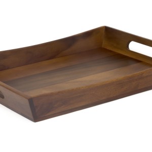 Lipper Acacia Tray w/ Curved Sides 1 Lipper Acacia Tray w/ Curved Sides 1