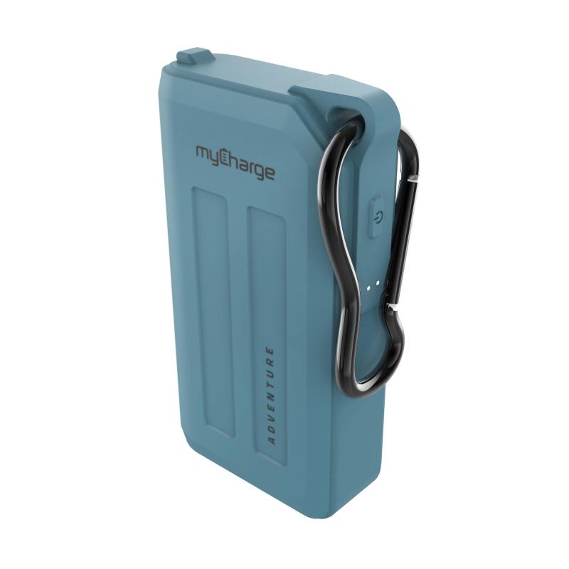 myCharge Adventure H2O Plus Waterproof Rechargeable Power Bank Blue 2 myCharge Adventure H2O Plus Waterproof Rechargeable Power Bank Blue 2