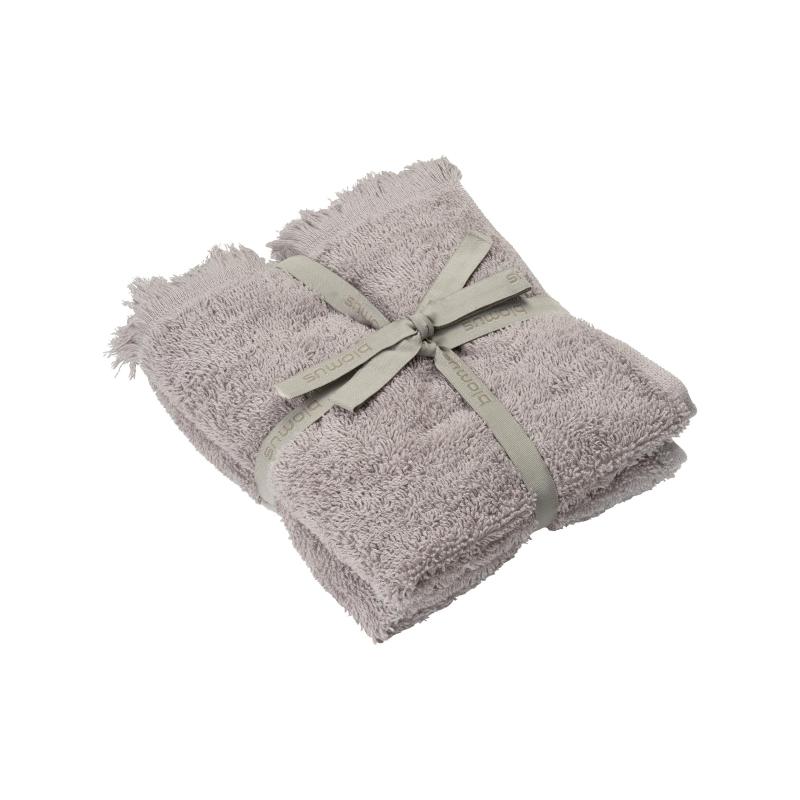 Blomus Frino 2 Fringed Organic Cotton Terry Guest Hand Towel Set 2 Blomus Frino 2 Fringed Organic Cotton Terry Guest Hand Towel Set 2