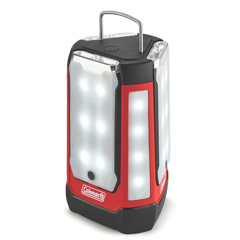 Newell Brands Distribution LLC Coleman 8D 3 Panel Led 600 Lumen) Lantern - Red 2 Newell Brands Distribution LLC Coleman 8D 3 Panel Led 600 Lumen) Lantern - Red 2