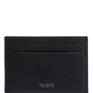 Tumi Nassau Money Clip Card Case- Black Texture Leather 2 Tumi Nassau Money Clip Card Case- Black Texture Leather 2