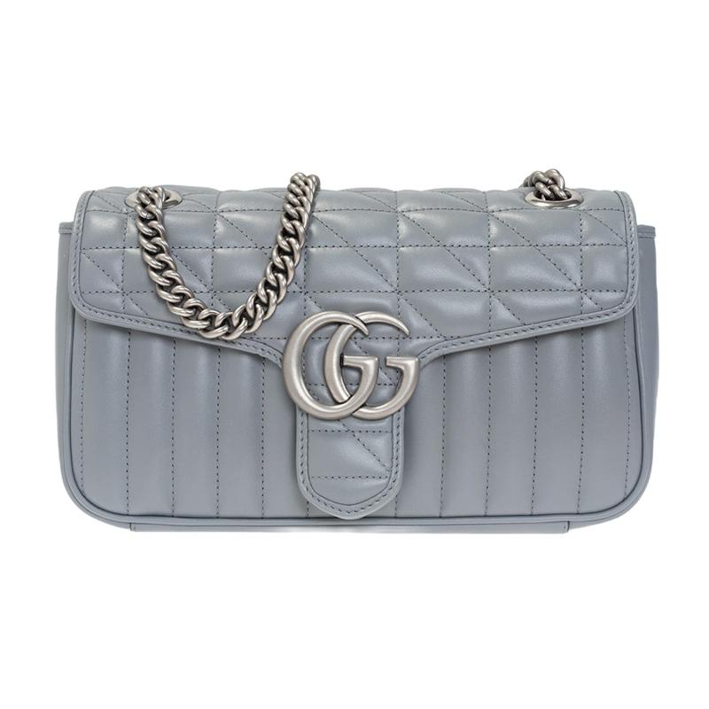 Gucci Gg Marmont Small Dark Gray Shoulder Bag 2 Gucci Gg Marmont Small Dark Gray Shoulder Bag 2