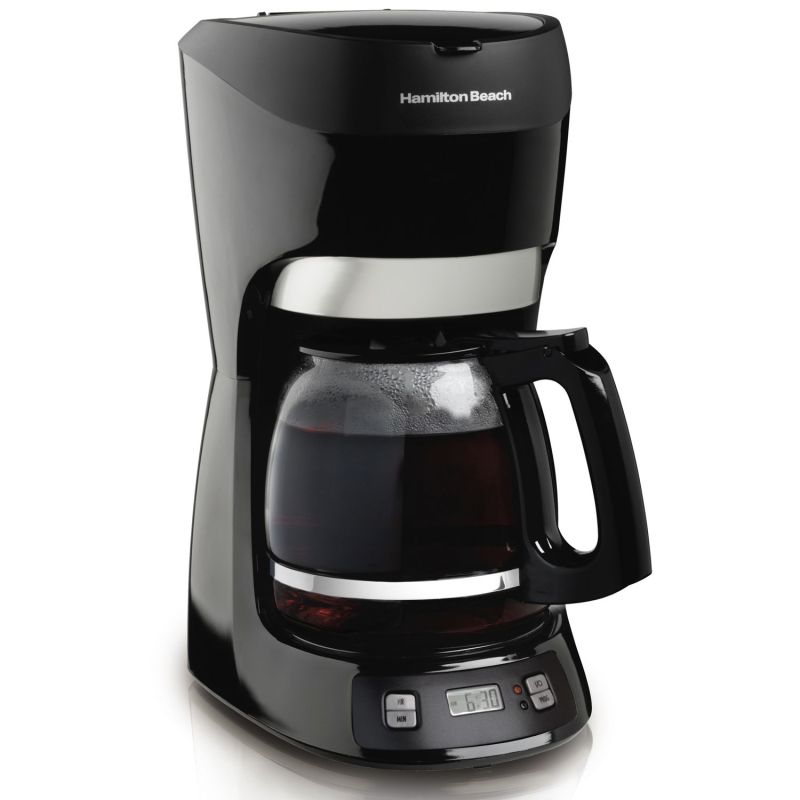Hamilton Beach® 12-Cup Programmable Coffeemaker w/Digital Clock 2 Hamilton Beach® 12-Cup Programmable Coffeemaker w/Digital Clock 2
