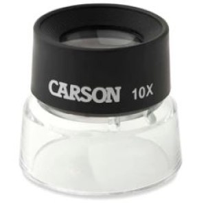 Carson® LumiLoupe™ 10X Power Stand Magnifier 1 Carson® LumiLoupe™ 10X Power Stand Magnifier 1