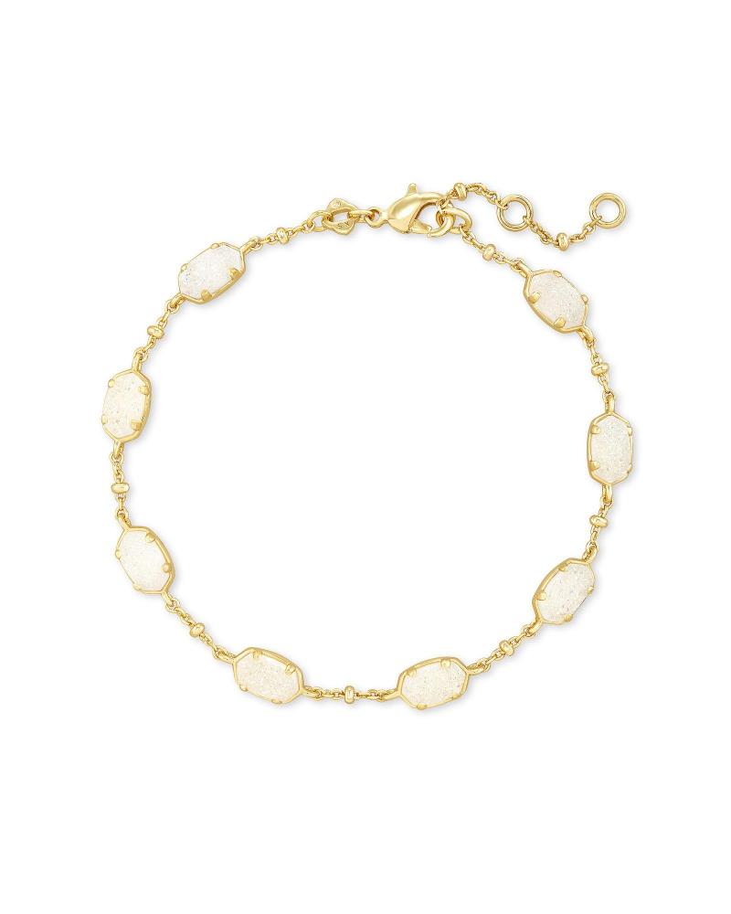 Kendra Scott Emilie Link Bracelet Gold Iridescent 2 Kendra Scott Emilie Link Bracelet Gold Iridescent 2