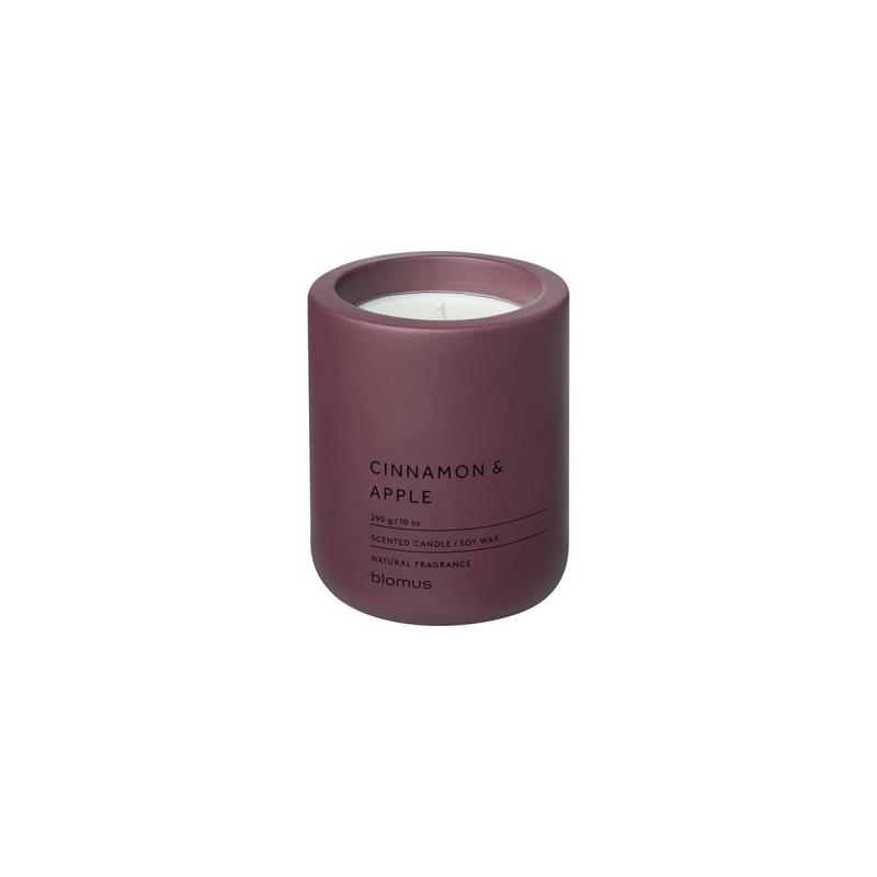 Blomus Fragra - Large Candle In Concrete Container -Cinnamon Apple 2 Blomus Fragra - Large Candle In Concrete Container -Cinnamon Apple 2