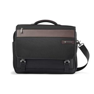 Samsonite® Kombi Flapover Brief - Black/Brown 2 Samsonite® Kombi Flapover Brief - Black/Brown 2