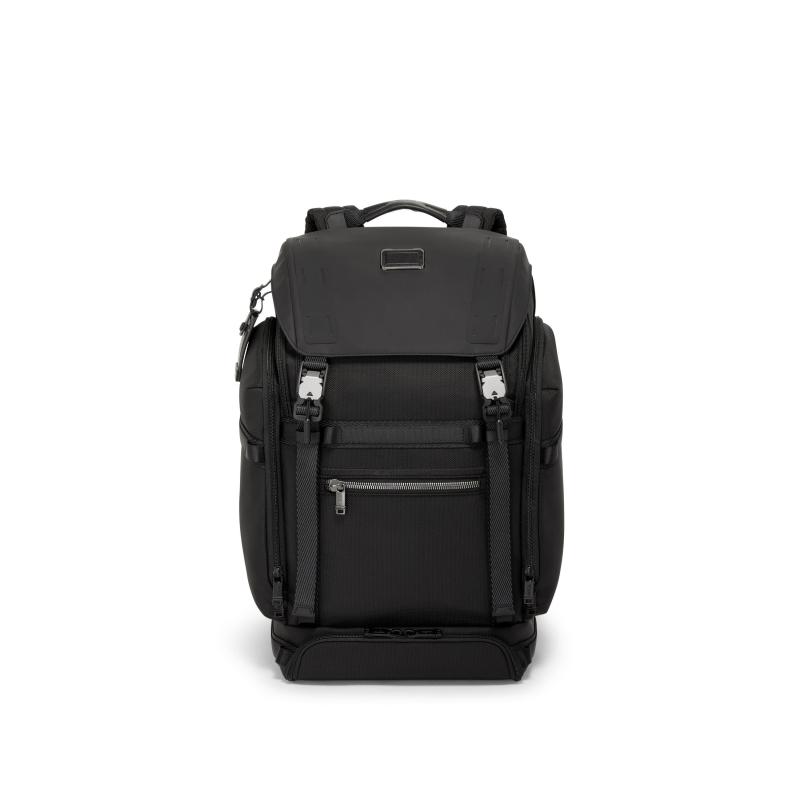 Tumi Alpha Bravo Expedition Flap Backpack- Black 2 Tumi Alpha Bravo Expedition Flap Backpack- Black 2