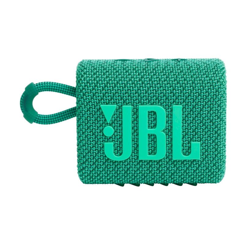 JBL Go 3 Eco Ultra-Portable Waterproof Bluetooth Speaker Green 2 JBL Go 3 Eco Ultra-Portable Waterproof Bluetooth Speaker Green 2