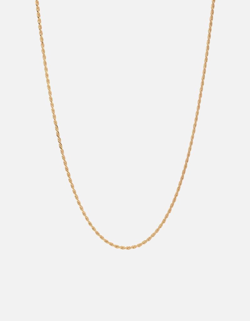Miansai Rope Chain Necklace Men%27s - Polished Gold 2 Miansai Rope Chain Necklace Men%27s - Polished Gold 2