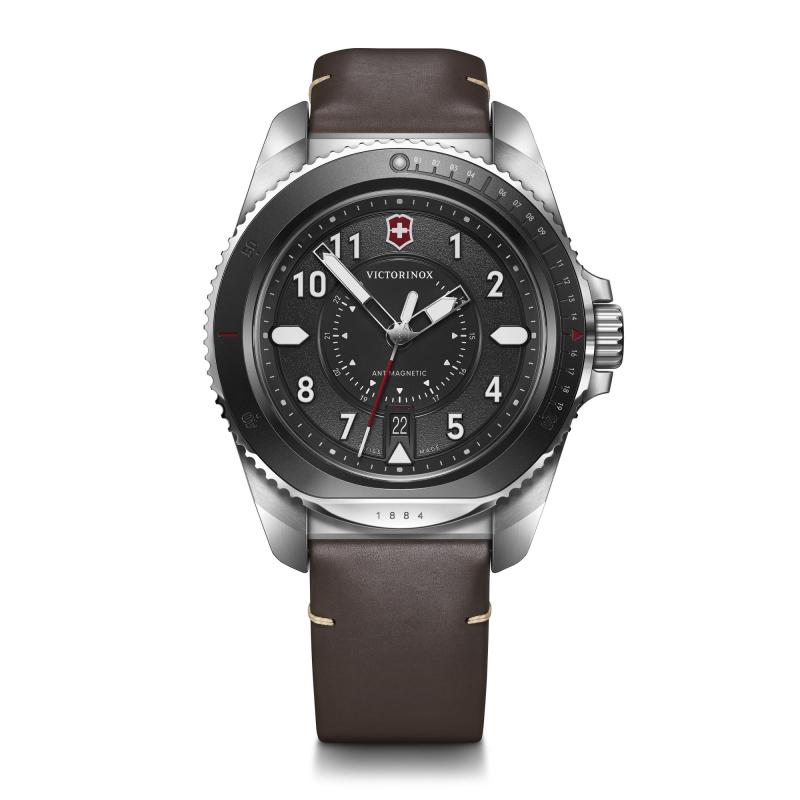Victorinox Swiss Army Corporate Gifts Journey Ø43 Black Bezel Dial Brown Leather Strap Watch 2 Victorinox Swiss Army Corporate Gifts Journey Ø43 Black Bezel Dial Brown Leather Strap Watch 2