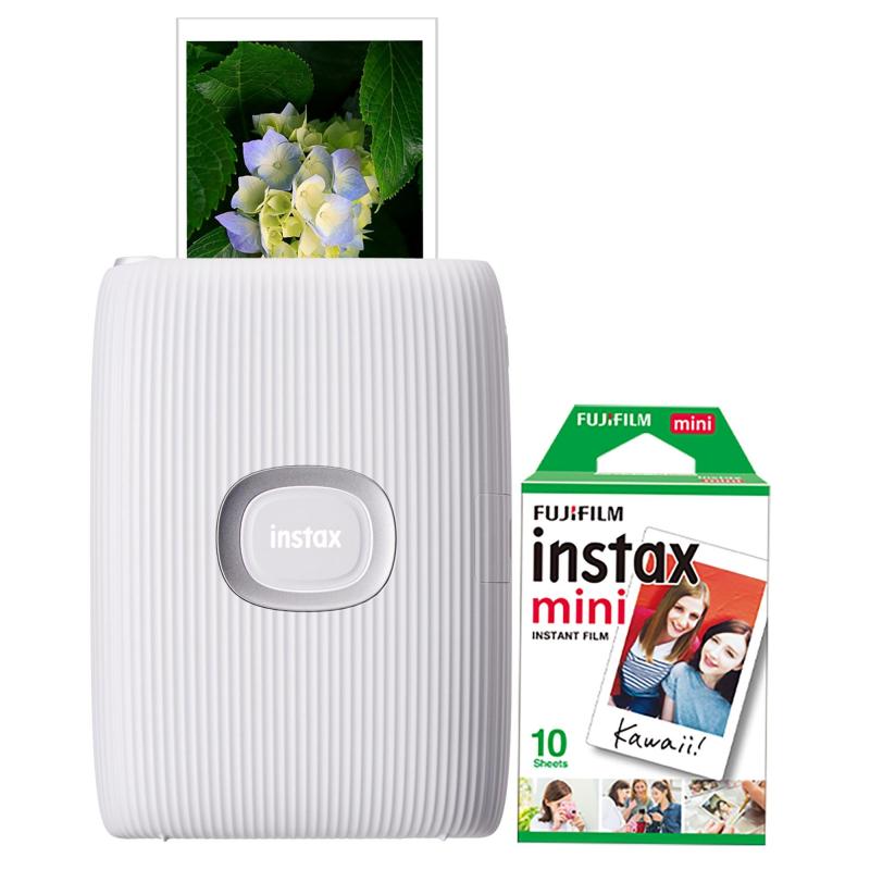 FujiFilm Instax Mini Link 2 Smartphone Printer Bundle Clay White 2 FujiFilm Instax Mini Link 2 Smartphone Printer Bundle Clay White 2