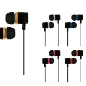 Metal Stereo Earbuds w/Built In Mic 1 Metal Stereo Earbuds w/Built In Mic 1