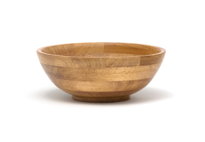 Lipper Oak Finish Cone Shape 7" Salad Bowl 1 Lipper Oak Finish Cone Shape 7" Salad Bowl 1