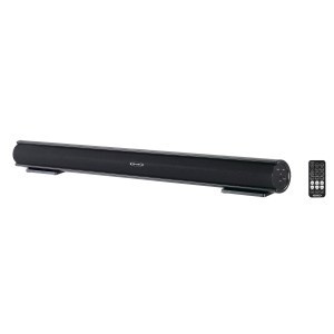 Jensen® Wall Mountable 2.0-Channel Bluetooth Soundbar Speaker w/ Radio 1 Jensen® Wall Mountable 2.0-Channel Bluetooth Soundbar Speaker w/ Radio 1