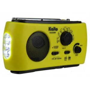 Kaito KA332 Portable Hand Crank Solar AM/FM NOAA Weather Radio 1 Kaito KA332 Portable Hand Crank Solar AM/FM NOAA Weather Radio 1