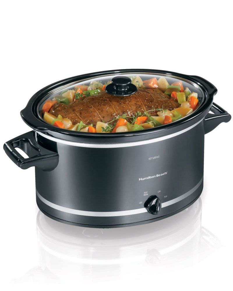 Hamilton Beach® Black 8 Qt. Slow Cooker 2 Hamilton Beach® Black 8 Qt. Slow Cooker 2