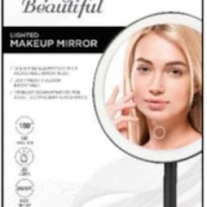 Vivitar® Lighted LED Black Vanity Mirror 1 Vivitar® Lighted LED Black Vanity Mirror 1