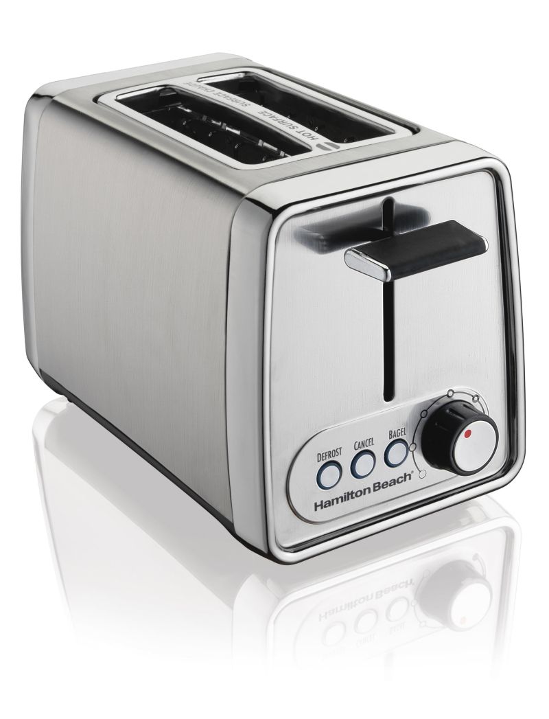 Hamilton Beach® Modern Chrome 2 Slice Toaster 2 Hamilton Beach® Modern Chrome 2 Slice Toaster 2
